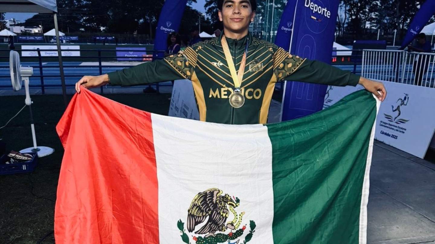 VELOCISTA SONORENSE GANA MEDALLA DE ORO EN JUEGOS DEPORTIVOS ESCOLARES CENTROAMERICANOS 